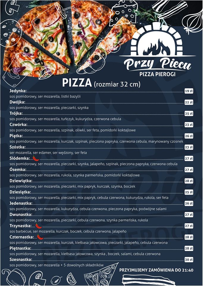 Przy Piecu Kluczbork - Pizza & Pierogi MENU